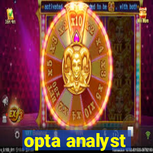 opta analyst